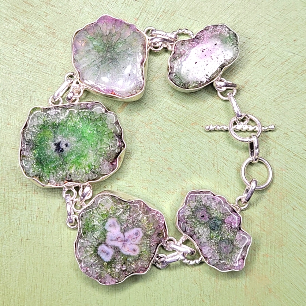 ARTISAN-CLUSTER DRUZY BRACELET